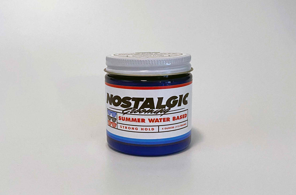 Summer Water Based Strong Hold Pomade – Nostalgic Grooming